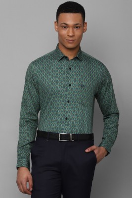 Allen Solly Men Printed Formal Green, Blue, Yellow Shirt