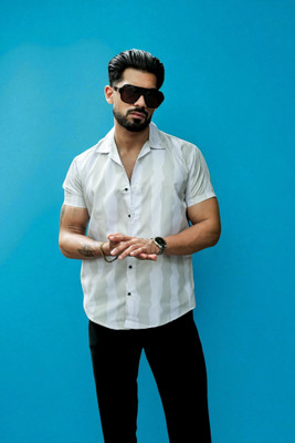 Mantratextile Hubb Men Self Design Casual Multicolor Shirt(Pack of 2)