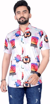 PRIMEFIELD Men Printed Casual Multicolor Shirt