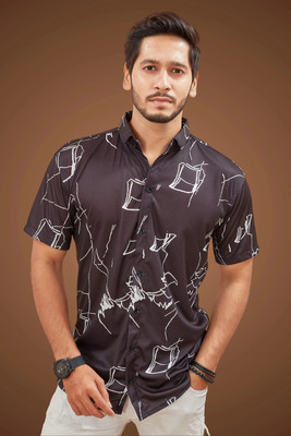 TOIX Men Printed Casual Multicolor Shirt