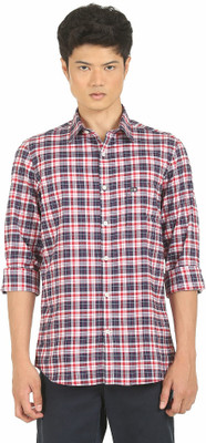 Arrow Sport Men Checkered Casual Blue Shirt
