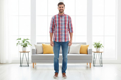 BEERHUNK Men Solid Casual Red Shirt