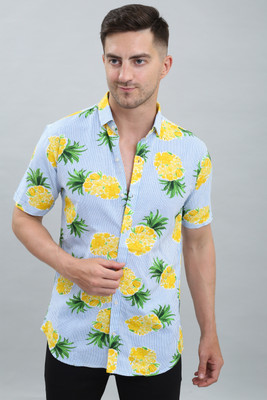 white apple jns Men Printed Casual Multicolor Shirt