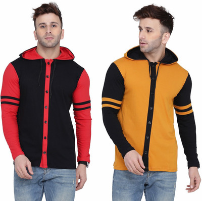 Trendfull Men Printed Casual Multicolor Shirt(Pack of 2)