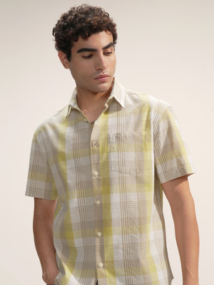 HIGHLANDER Men Checkered Casual Multicolor Shirt