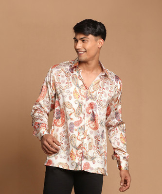 VASTRAMAY Men Printed Casual Multicolor Shirt