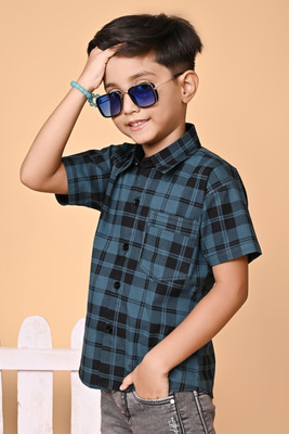 barkatdesigningplanet Boys Printed Casual Multicolor Shirt