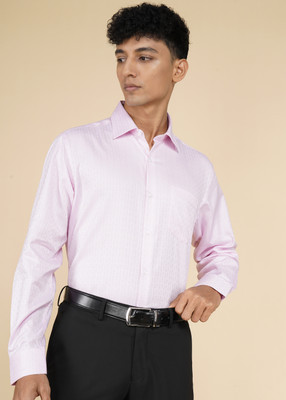 VAN HEUSEN Men Checkered Formal Blue Shirt