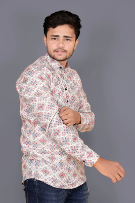 Varidashi Men Printed Casual Multicolor Shirt
