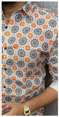 Stellalifestyle Men Printed Casual Multicolor Shirt