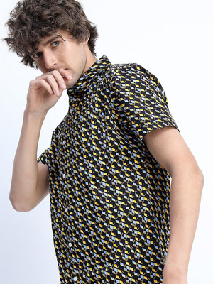 HIGHLANDER Men Printed Casual Multicolor Shirt