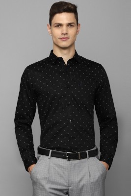 Allen Solly Men Printed Formal Black Shirt