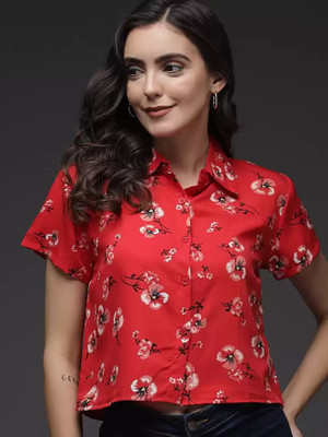 TANDUL Women Floral Print Casual Multicolor Shirt