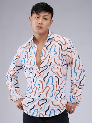 VASTRADO Men Printed Casual Multicolor Shirt