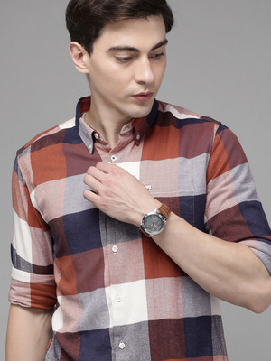 THE BEAR HOUSE Men Checkered Casual Multicolor Shirt