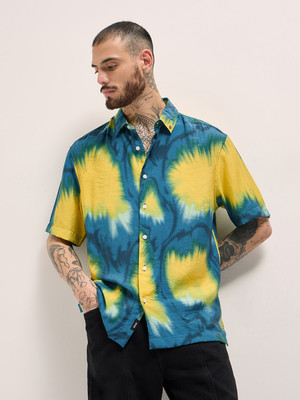 THE BEAR HOUSE Men Dyed/Ombre Casual Multicolor Shirt