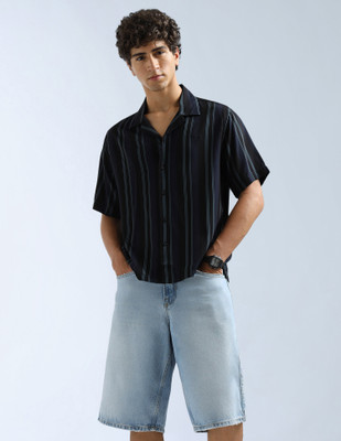 FLYING MACHINE Men Striped Casual Multicolor Shirt