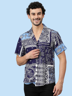 KOTTY Men Printed Formal Multicolor Shirt