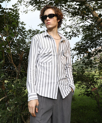 CAMPUS SUTRA Men Striped Casual Multicolor Shirt