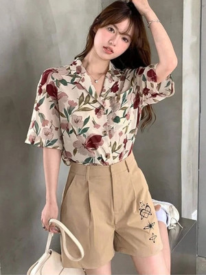 Tylissa Women Floral Print Casual Multicolor Shirt