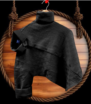 Lolark Boys Self Design Party Black Shirt