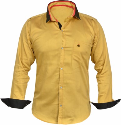 Zolario Boys Solid Casual Yellow Shirt