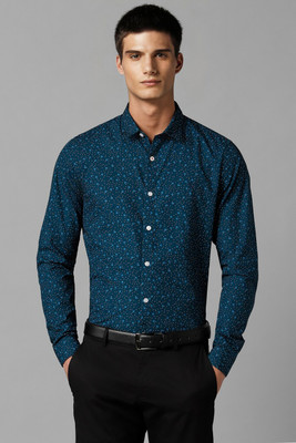 Allen Solly Men Printed Casual Blue Shirt