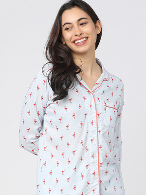 Tokyo Talkies Women Printed Casual Multicolor Shirt