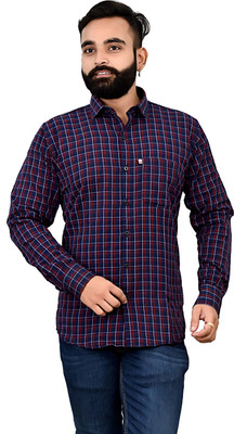 Marc Laurent Men Checkered Casual Multicolor Shirt