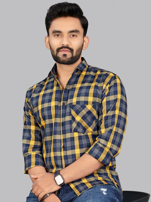 METRONAUT Men Checkered Casual Multicolor Shirt
