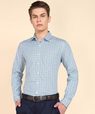 VAN HEUSEN Men Checkered Formal Multicolor Shirt