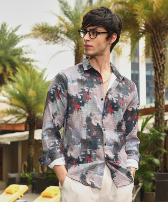CAMPUS SUTRA Men Printed Casual Multicolor Shirt