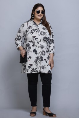 IN Love Women Printed Casual Black, Grey, Pink Shirt