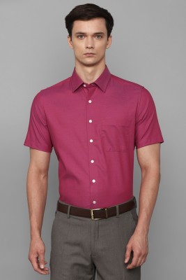 LOUIS PHILIPPE Men Solid Formal Pink Shirt