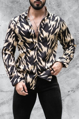 Bridon Creations Men Self Design Casual Multicolor Shirt