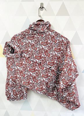 QUQZAKA Men Printed Casual Multicolor Shirt