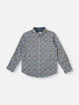 Pepe Jeans Boys Printed Casual Multicolor Shirt