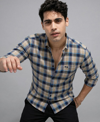 METRONAUT Men Checkered Casual Multicolor Shirt