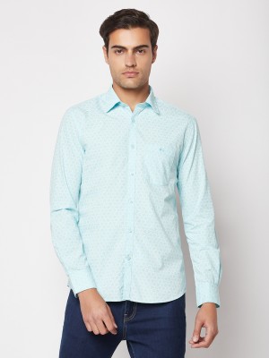 CRIMSOUNE CLUB Men Solid Casual Light Blue Shirt