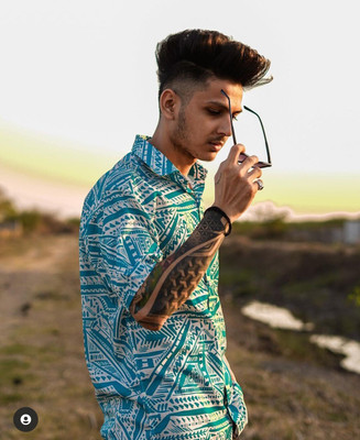 STOVESSY Men Printed Casual Multicolor Shirt