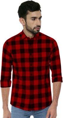 SOLVYN Men Checkered Casual Multicolor Shirt