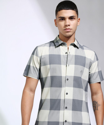 HIGHLANDER Men Checkered Casual Multicolor Shirt