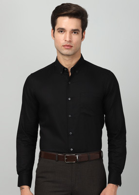 ARROW Men Solid Formal Black Shirt
