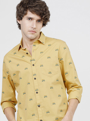 HIGHLANDER Men Printed Casual Multicolor Shirt