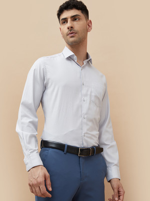 CODE by Lifestyle Men Solid Formal Grey Shirt