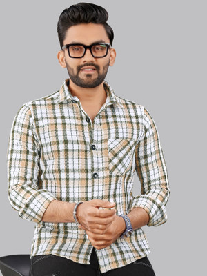 METRONAUT Men Checkered Casual Multicolor Shirt