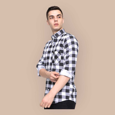 Shiv Fashion Trend Men Checkered Casual Multicolor Shirt