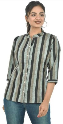 jayraj fashion Women Striped Casual Multicolor Shirt