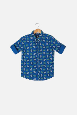 Allen Solly Boys Printed Casual Multicolor Shirt