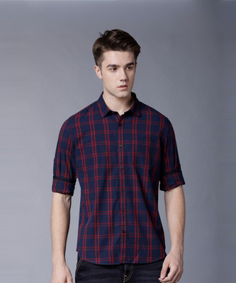 HIGHLANDER Men Checkered Casual Multicolor Shirt